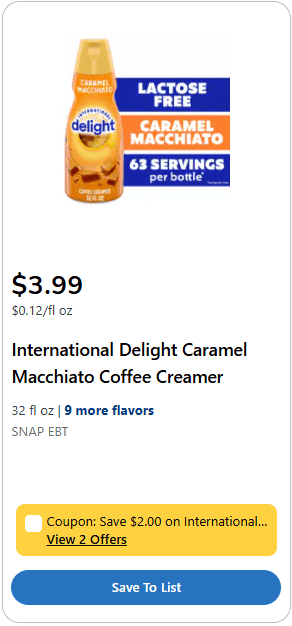 international delight creamer kroger image