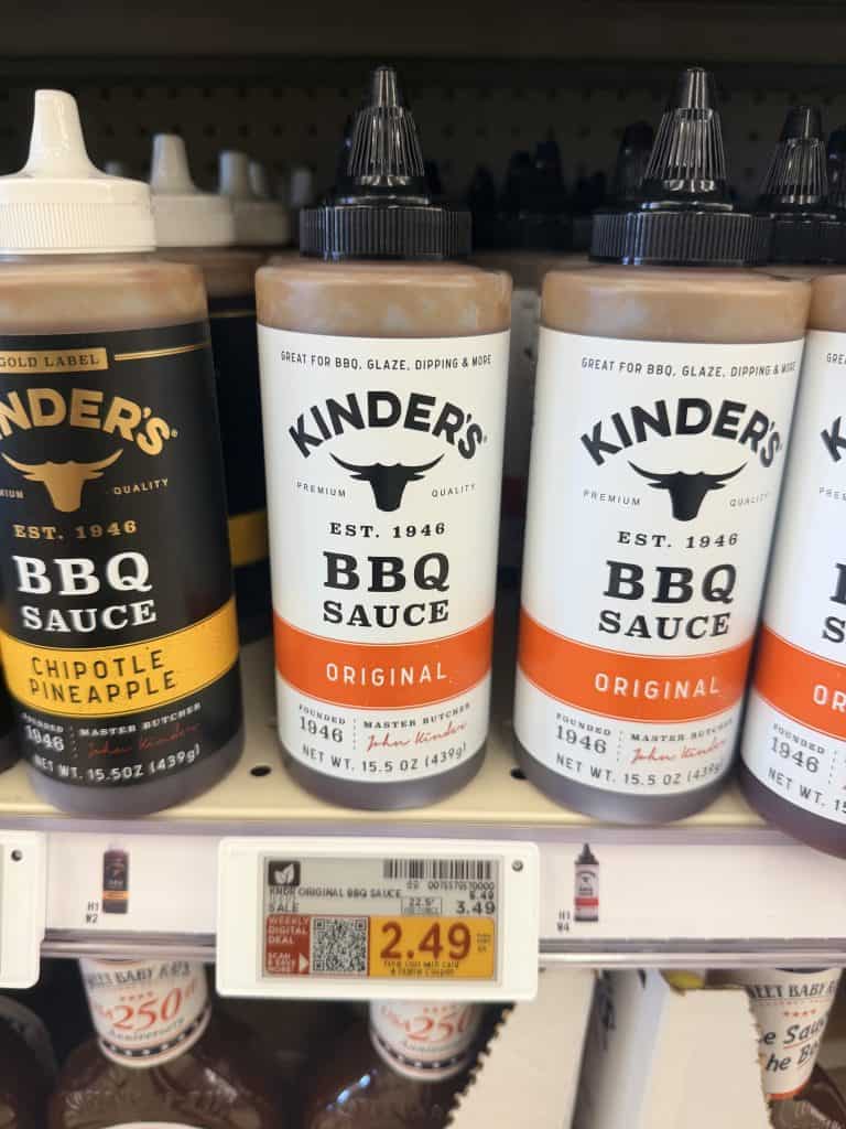 kinder sauces kroger shelf image (2)