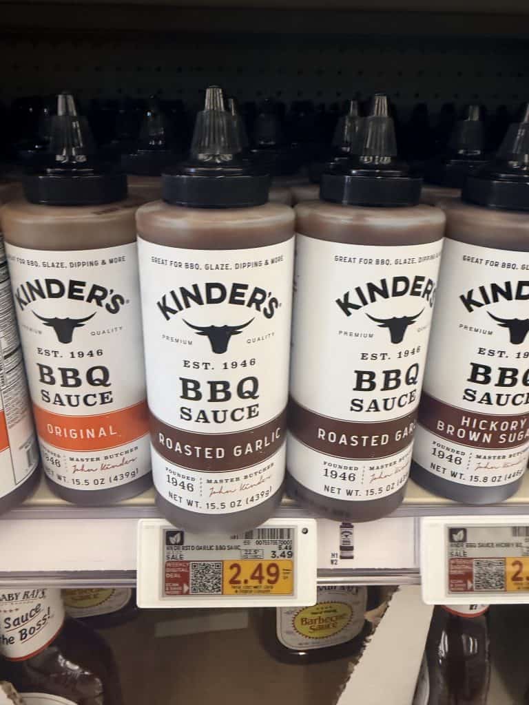 kinder sauces kroger shelf image (2)