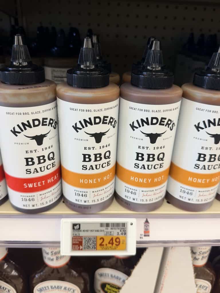 kinder sauces kroger shelf image (2)