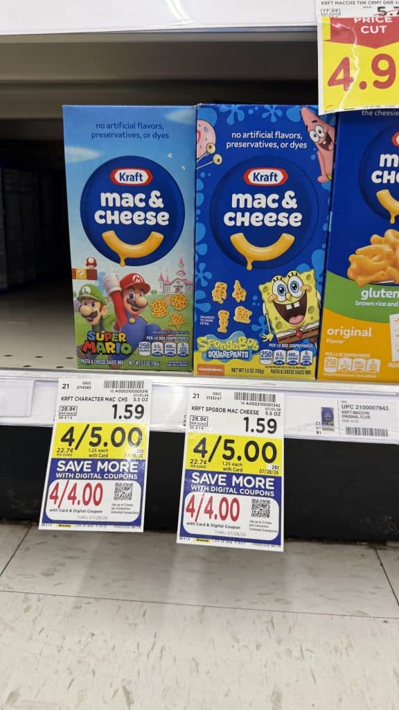 kraft mac kroger shelf image (6)