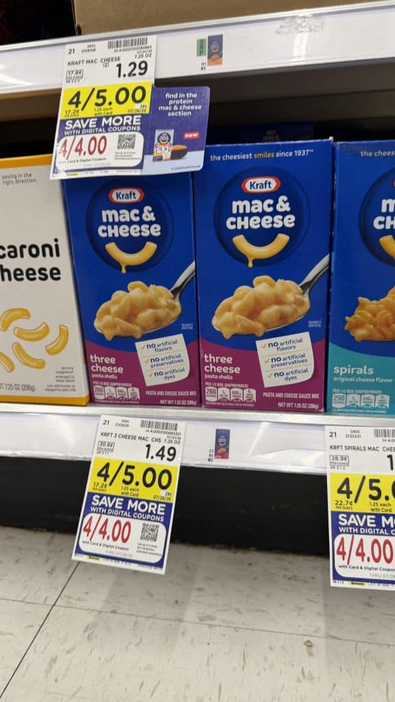 kraft mac kroger shelf image (6)