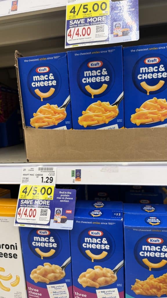 kraft mac kroger shelf image (6)
