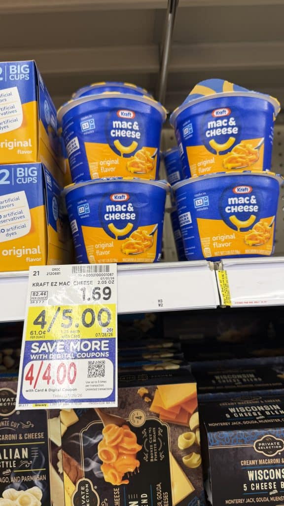 kraft mac kroger shelf image (6)
