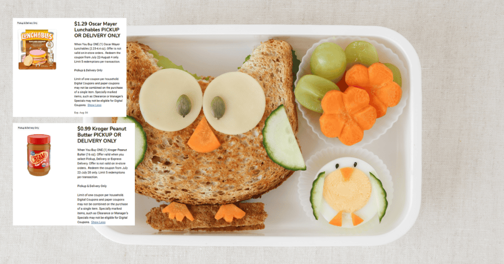 lunchables and kroger peanut butter kroger digital coupons
