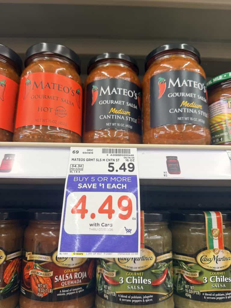 mateo's salsa kroger shelf image (2)