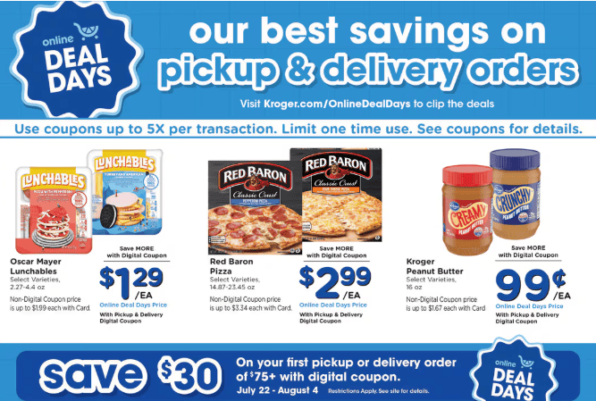 online deal days kroger