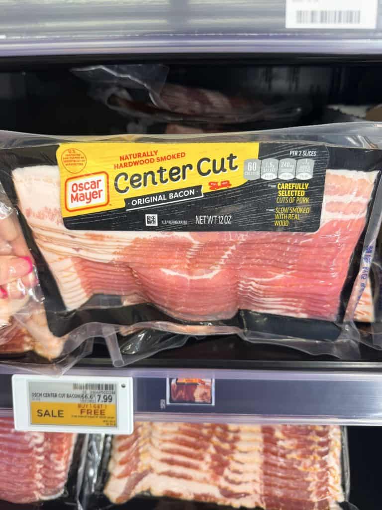 oscar mayer bacon kroger shelf image (2)