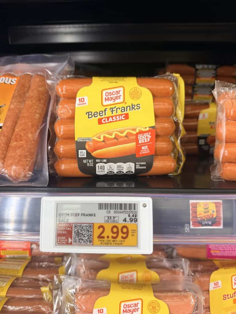 oscar mayer beef franks kroger shelf image (1)