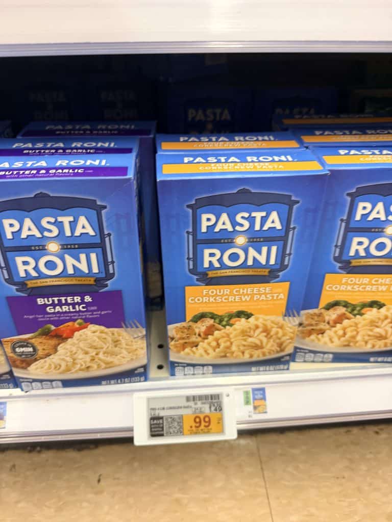 pasta roni kroger shelf image (3)
