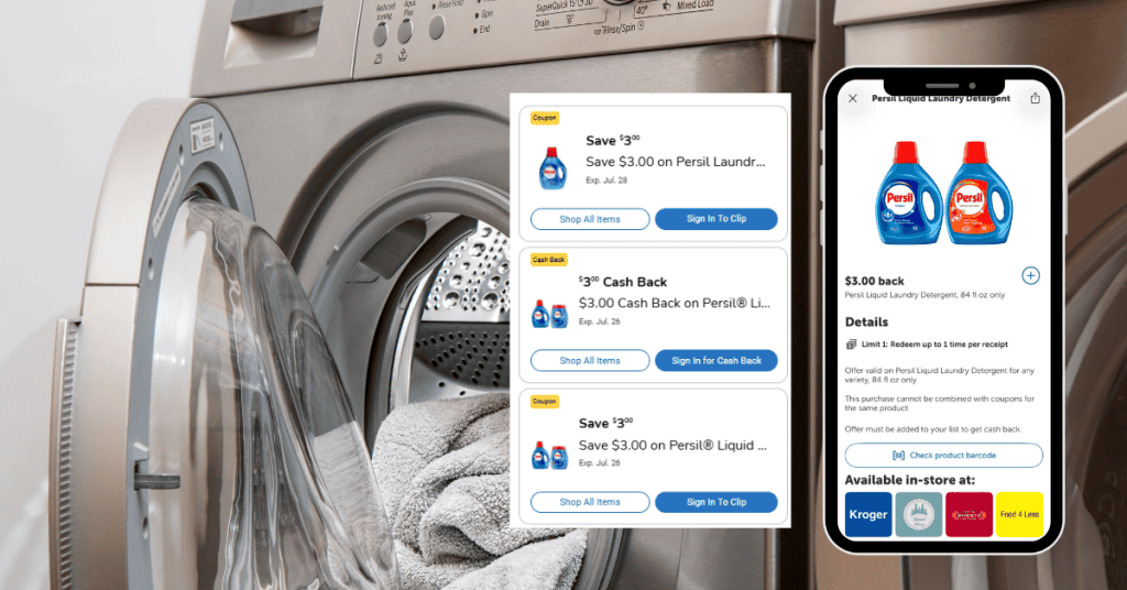 persil proclean ibotta and digital coupon kroger