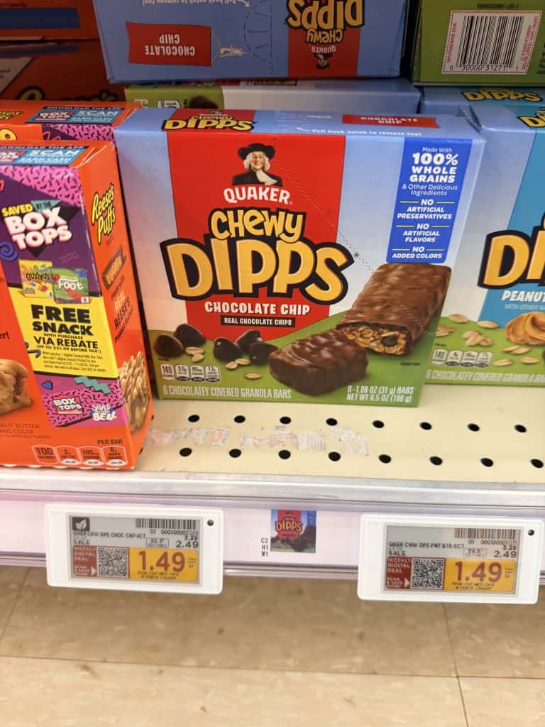 quaker chewy granola bars kroger shelf image (1)