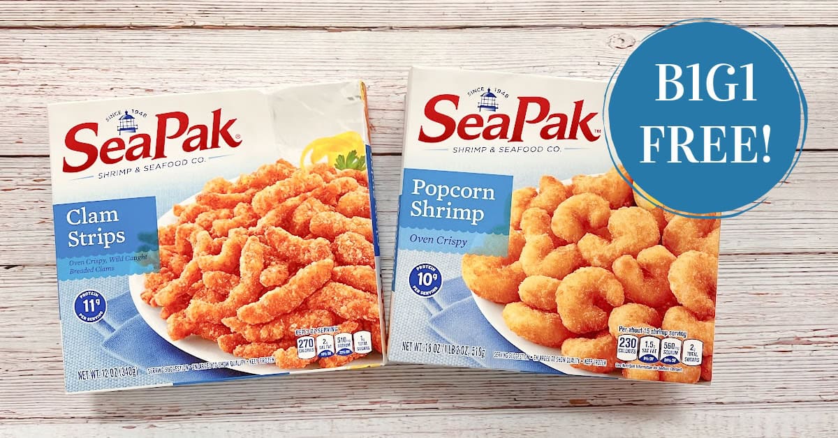 Kroger - Seapak is B1G1 FREE!
