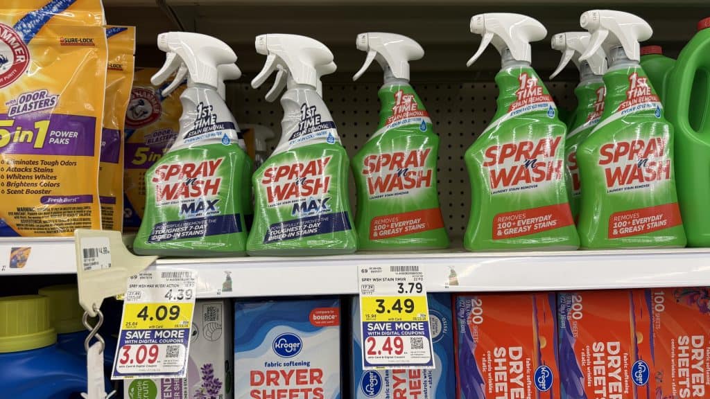 spray n wash kroger shelf image