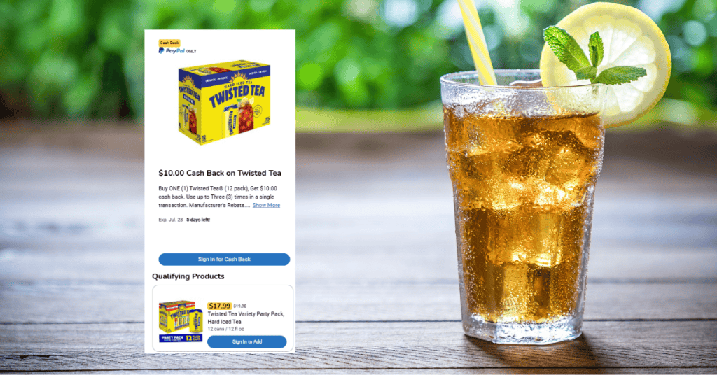 twisted tea rebate kroger