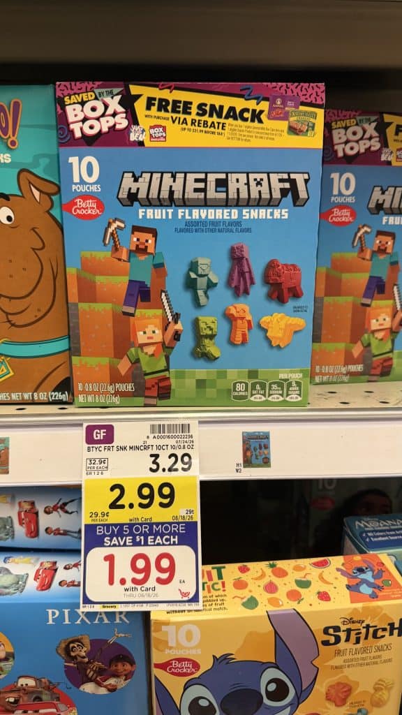 BC fruit snacks kroger shelf image (2)