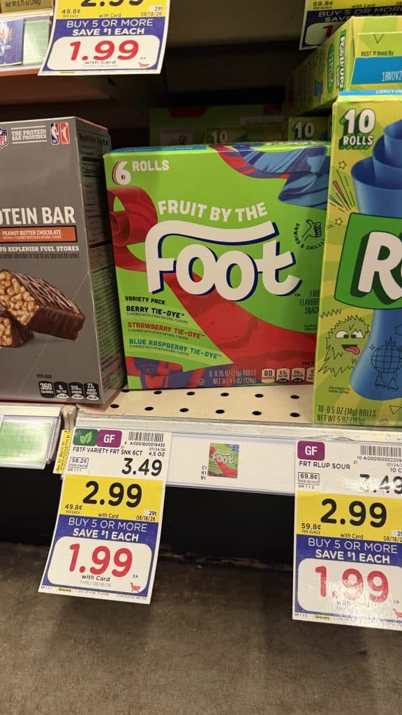 BC fruit snacks kroger shelf image (2)