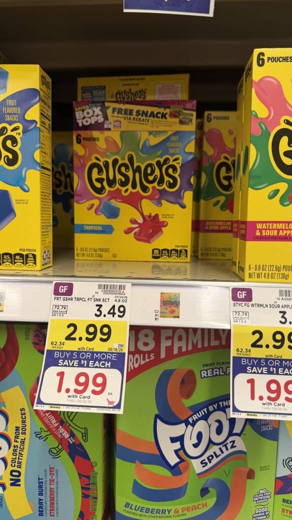 BC fruit snacks kroger shelf image (2)