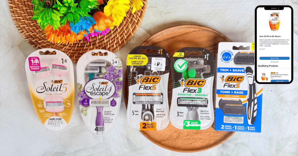 BIC Disposable Razors Kroger Digital Event