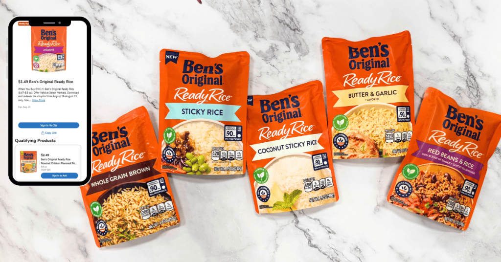 Ben's Original Rice Kroger Digital Coupon