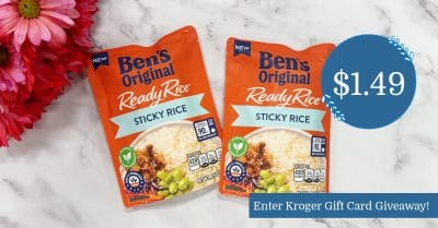 Ben's Original Sticky Rice Kroger Krazy