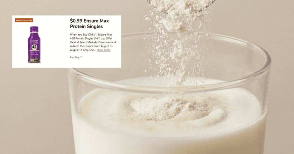 Ensure Max Protein Kroger Digital Coupon