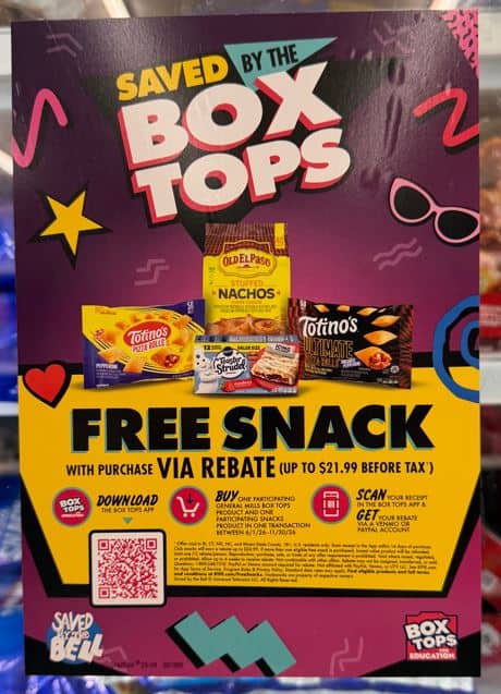 Free Snack Promo General Mills Kroger