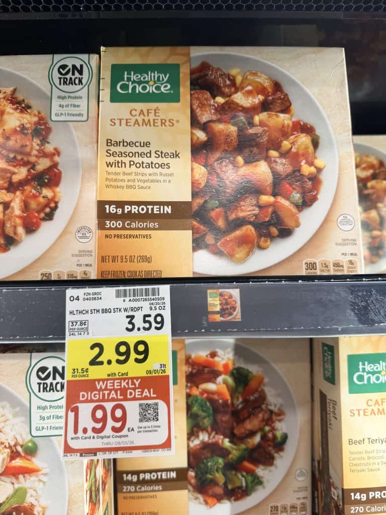 Healthy Choice kroger shelf image (2)