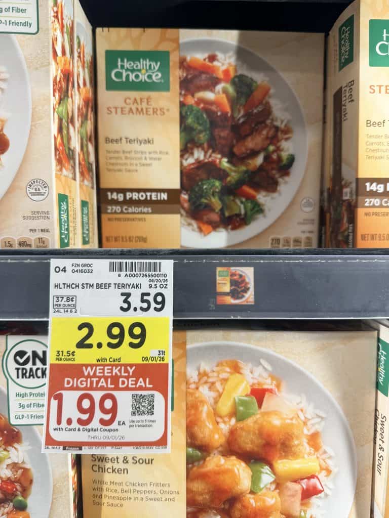 Healthy Choice kroger shelf image (2)