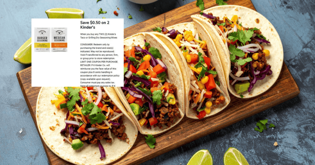 Kinder's Seasonings Kroger Digital Coupon