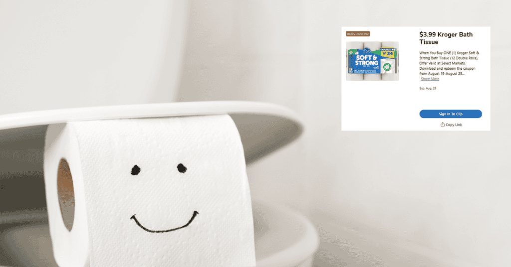 Kroger Soft & Strong Toilet Paper