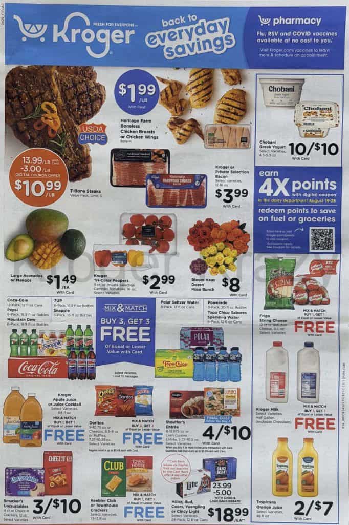 Kroger Weekly Ad 8:19-8:25_Page_1