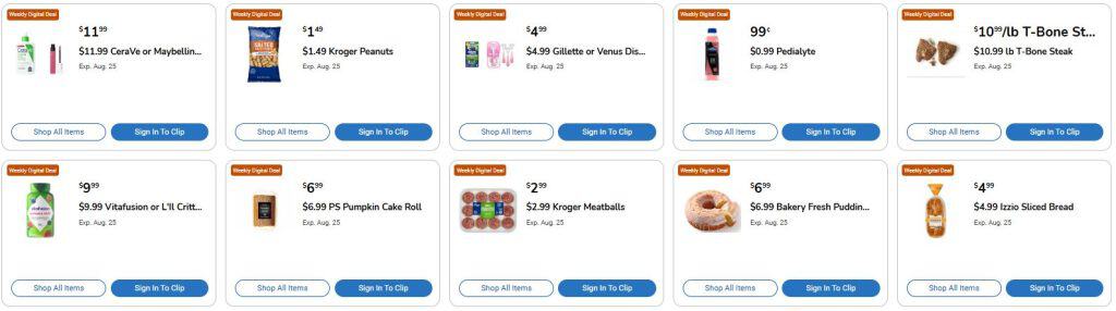 Kroger Weekly Digital Coupons