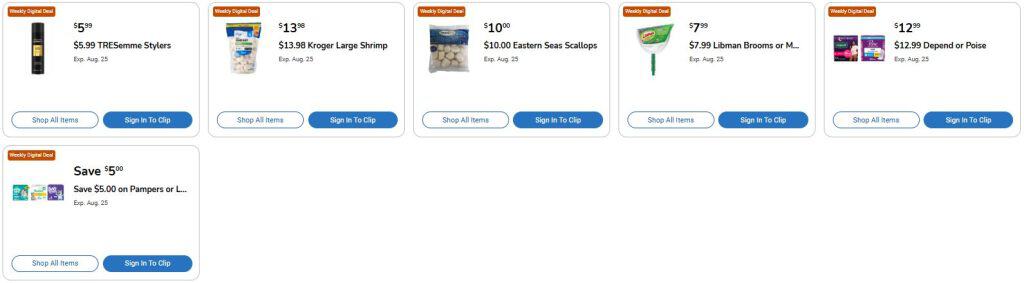 Kroger Weekly Digital Coupons