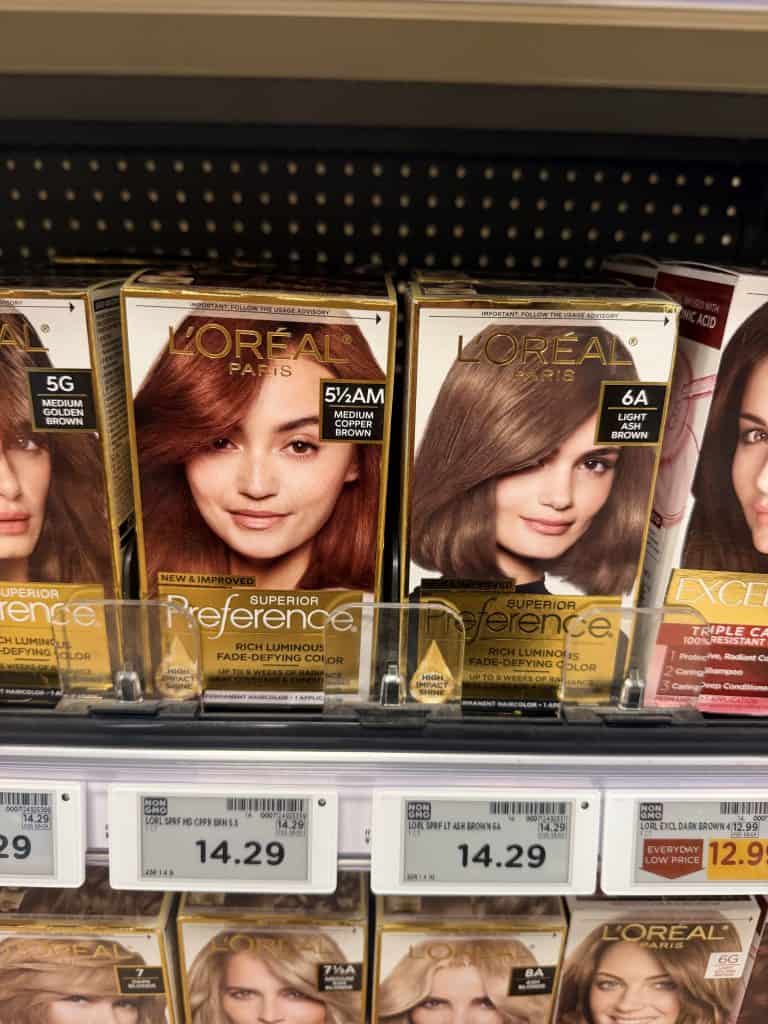 L'Oreal Paris Hair Color Kroger shelf image
