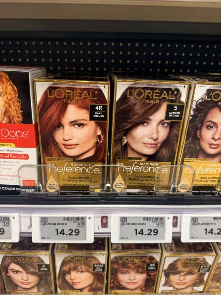 L'Oreal Paris Hair Color Kroger shelf image