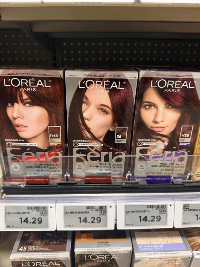 L'Oreal Paris Hair Color Kroger shelf image