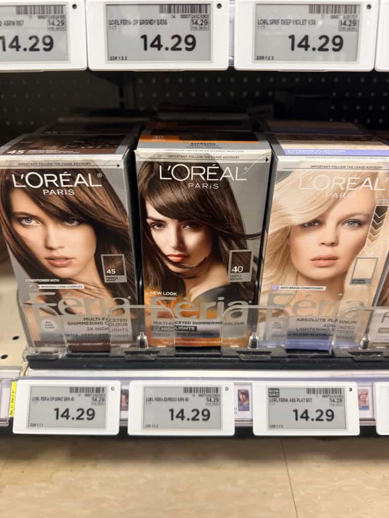 L'Oreal Paris Hair Color Kroger shelf image