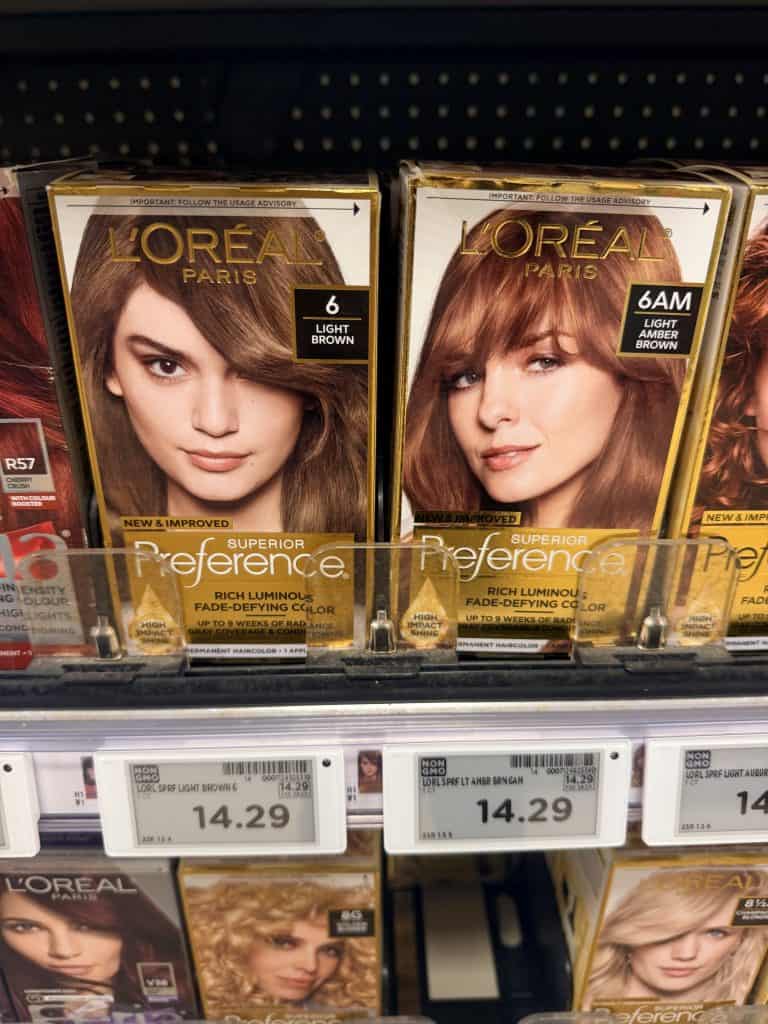 L'Oreal Paris Hair Color Kroger shelf image