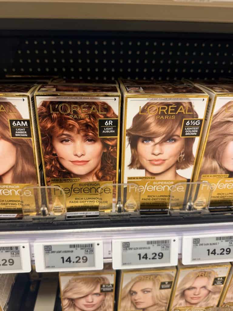 L'Oreal Paris Hair Color Kroger shelf image