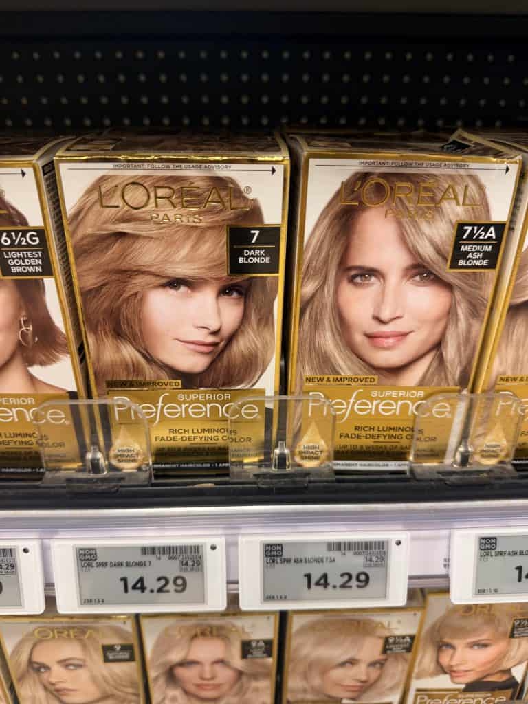 L'Oreal Paris Hair Color Kroger shelf image