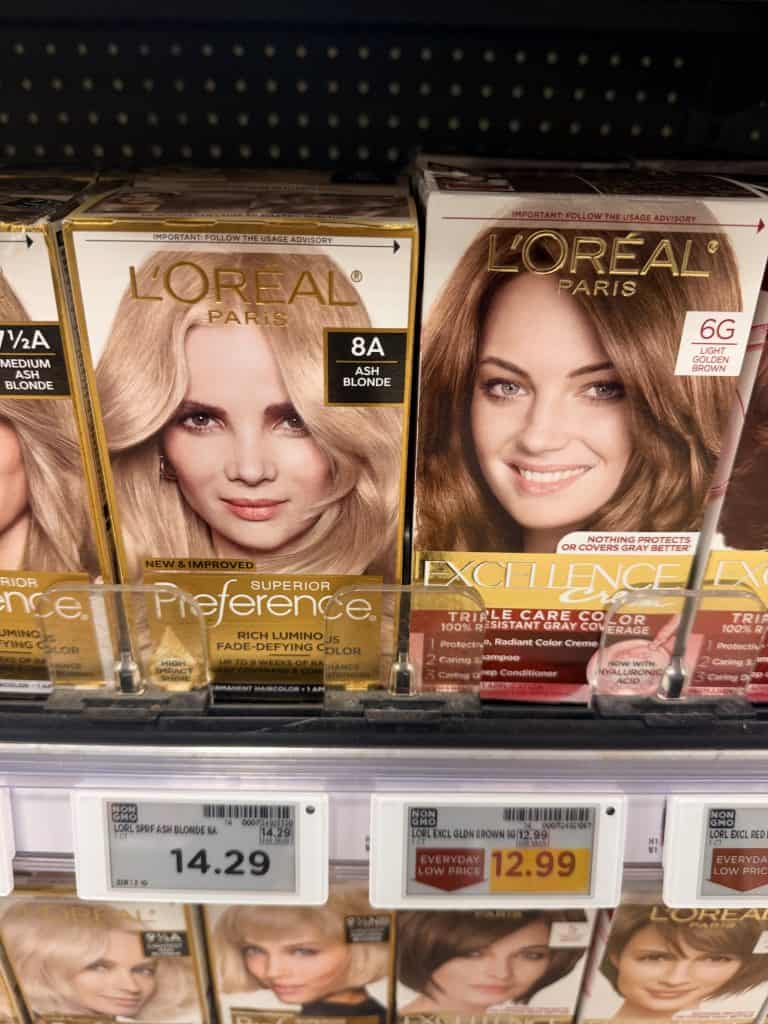 L'Oreal Paris Hair Color Kroger shelf image