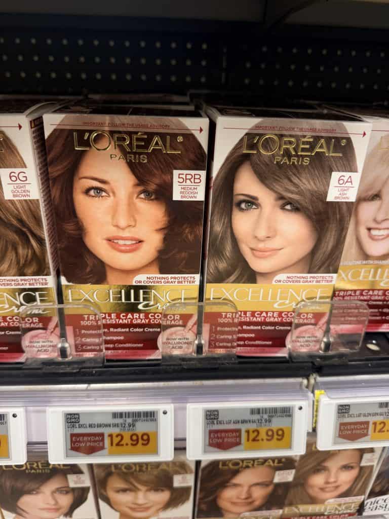 L'Oreal Paris Hair Color Kroger shelf image