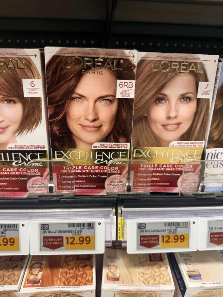 L'Oreal Paris Hair Color Kroger shelf image