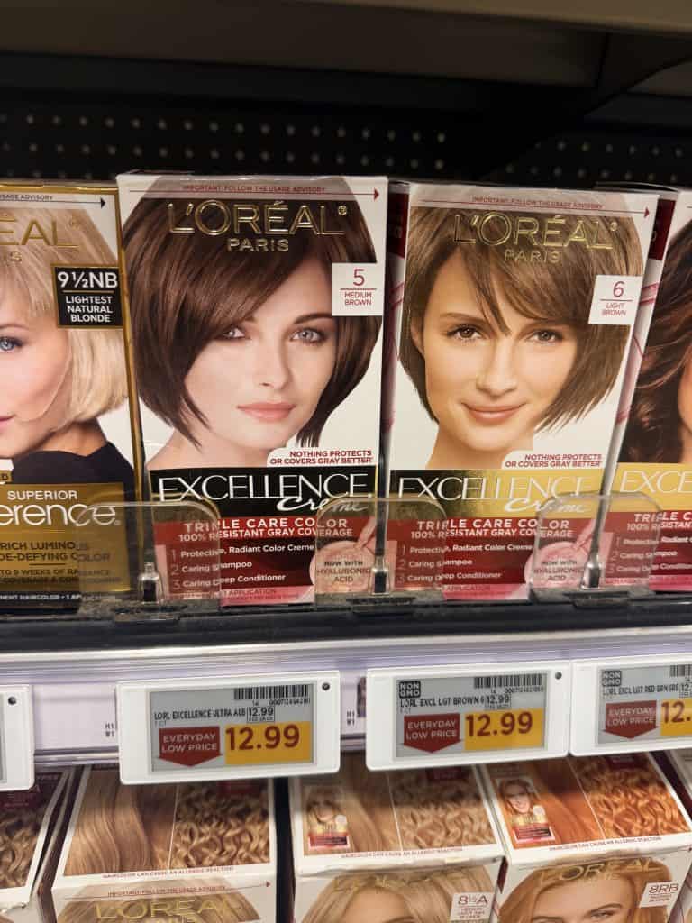 L'Oreal Paris Hair Color Kroger shelf image