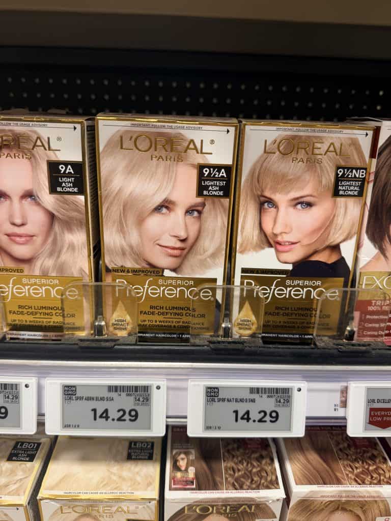 L'Oreal Paris Hair Color Kroger shelf image