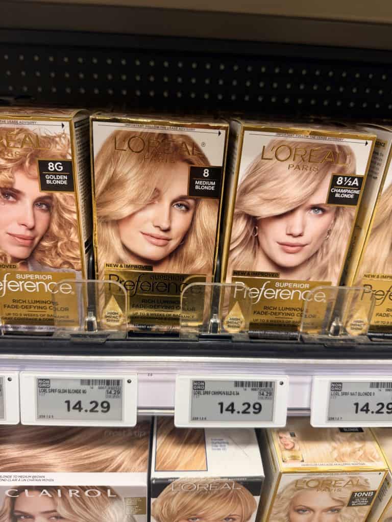 L'Oreal Paris Hair Color Kroger shelf image