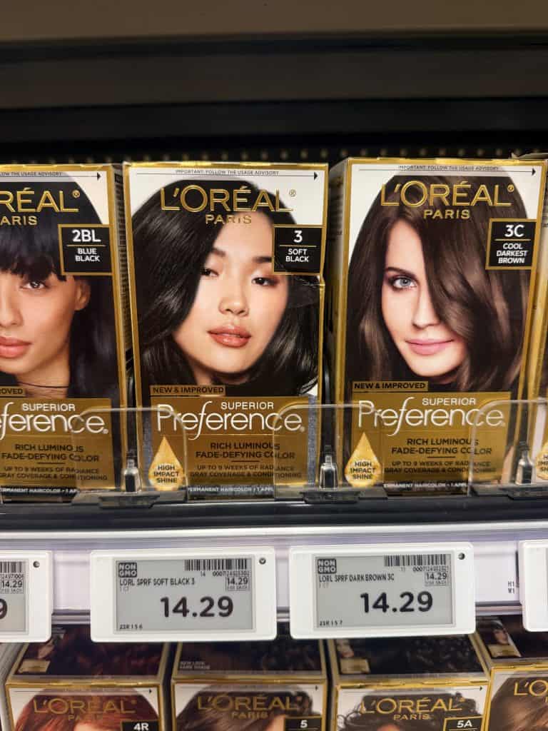 L'Oreal Paris Hair Color Kroger shelf image