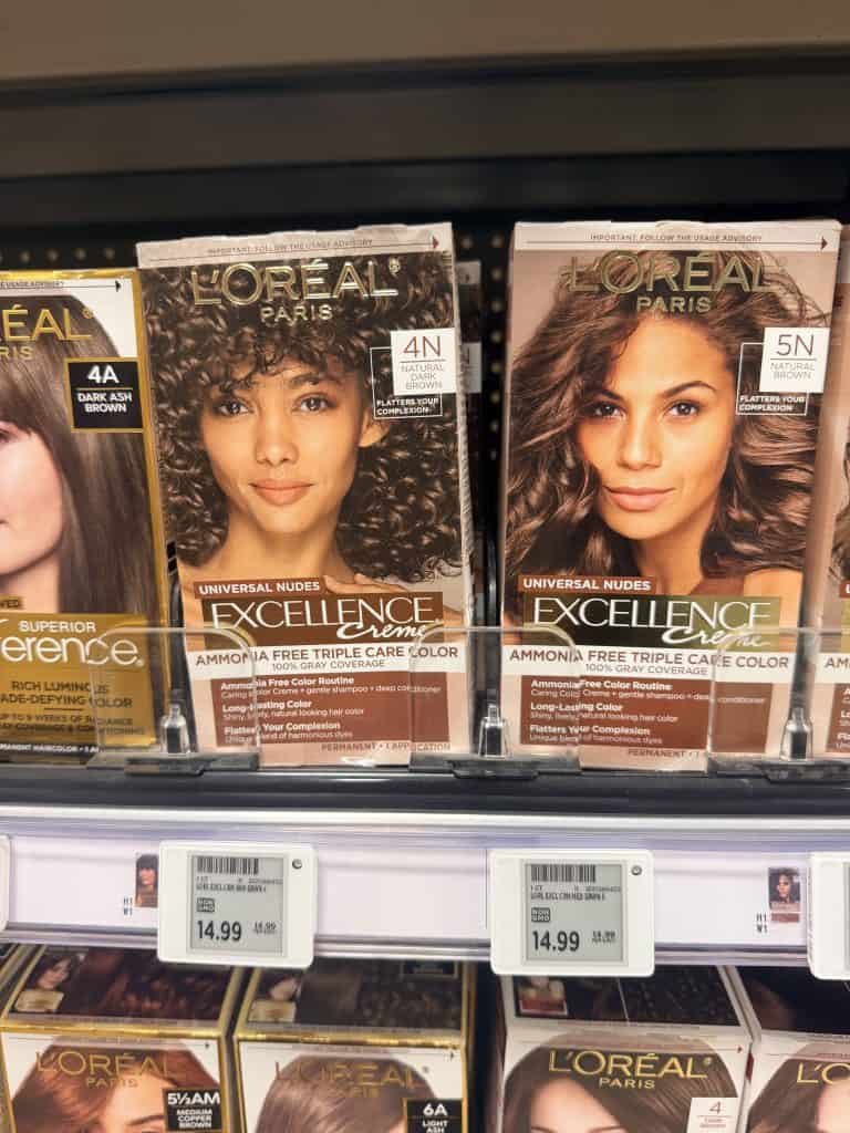 L'Oreal Paris Hair Color Kroger shelf image