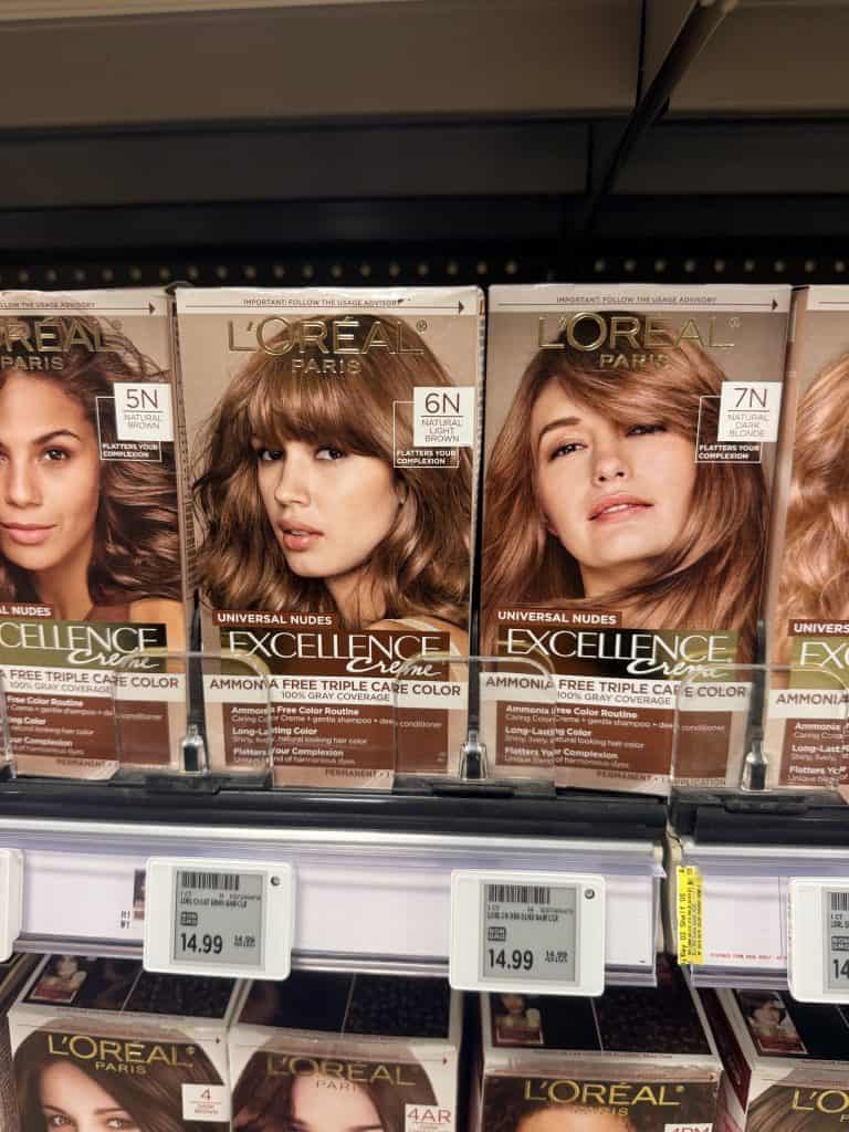 L'Oreal Paris Hair Color Kroger shelf image